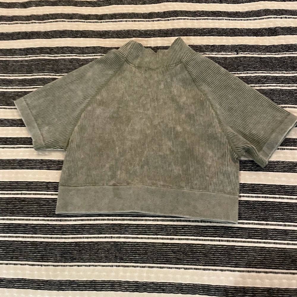 Bo+Tee Ribbed Workout Top (M)